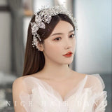 Bride Crystal Tiara Rhinestone Headbands Wedding Hair Accessories
