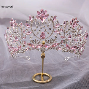 Rhinestone Bridal Tiara Crown Headband for Women