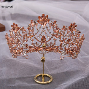 Rhinestone Bridal Tiara Crown Headband for Women