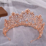 Rhinestone Bridal Tiara Crown Headband for Women