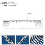 Bride Wedding Rhinestone Hairbands Pendant Jewelry for Women Girls