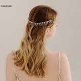 Bride Wedding Rhinestone Hairbands Pendant Jewelry for Women Girls