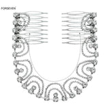 Bride Wedding Rhinestone Hairbands Pendant Jewelry for Women Girls