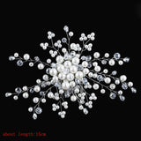 Bride Wedding Hair Accessories Flowers Pearl Decoration Headband