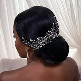 Bride Wedding Hair Combs Pearl Hairpins Clips Headbands Headpiece