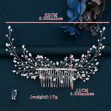 Bride Wedding Hair Combs Pearl Hairpins Clips Headbands Headpiece