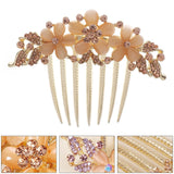 Bridal Rhinestone Hair Combs Clips Headpieces