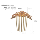 Bridal Rhinestone Hair Combs Clips Headpieces