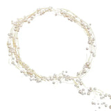 Beaded Pearl Copper Wire Wedding Headdress