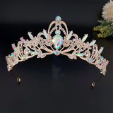 Rhinestone Wedding Tiara Crown Headband for Women Girls