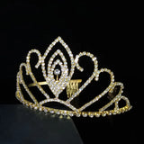 Bride Crown Headdress Awards Ceremony Beauty Pageant Catwalk Wedding Crown
