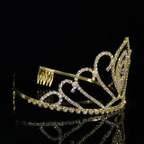 Bride Crown Headdress Awards Ceremony Beauty Pageant Catwalk Wedding Crown