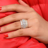 BrideTalk Bold Statement CZ Rings for Women