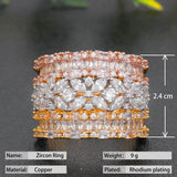 BrideTalk Bold Statement CZ Rings for Women