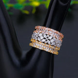 BrideTalk Bold Statement CZ Rings for Women