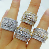 BrideTalk Bold Statement CZ Rings for Women