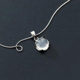 925 Sterling Silver Chalcedony Necklace for Women