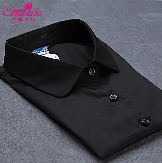 All-Match Cotton Shirt Collar Half-Length O-Neck Women's Shirt