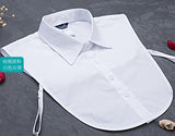All-Match Cotton Shirt Collar Half-Length O-Neck Women's Shirt