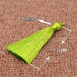 28 Mix Cotton Silk Tassel Brush Crafts Sati Tassel Pendant DIY Jewelry