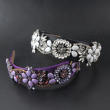 Pink Rhinestone Crystal Headband for Women Party