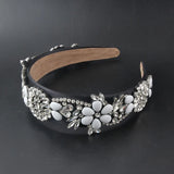 Pink Rhinestone Crystal Headband for Women Party
