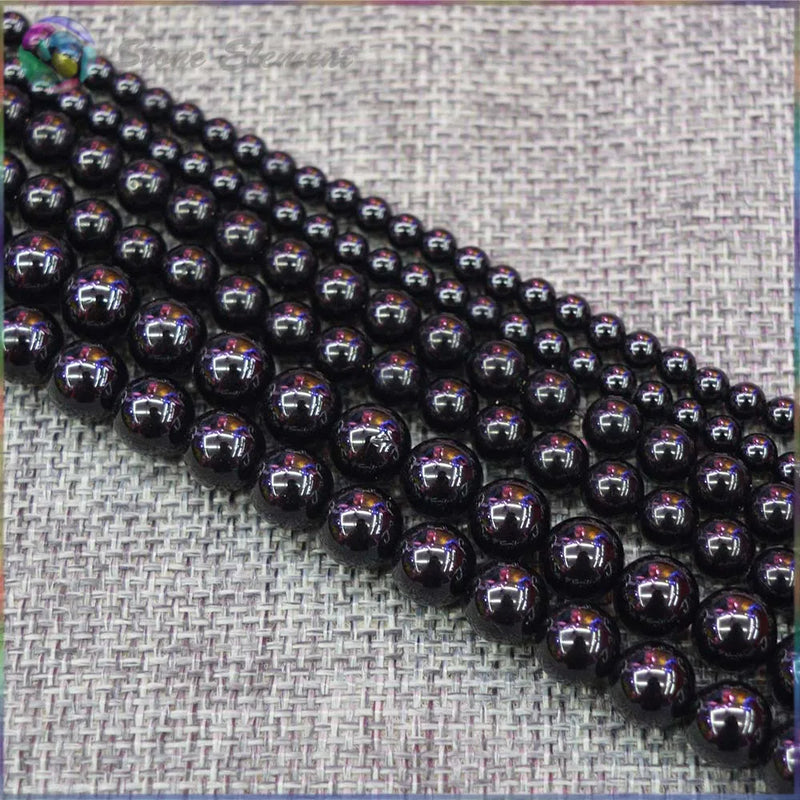 Bright Natural Spinel Round Beads 6.5mm