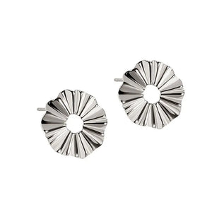 925 Sterling Silver Daisy Earrings Retro Style
