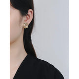925 Sterling Silver Daisy Earrings Retro Style