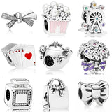 Enchanted Tea Pot Bracelet Charm - 925 Silver DIY Jewelry