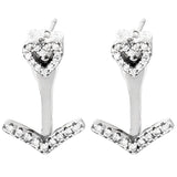 925 Sterling Silver Waves Earring for Women Gift Jewelry