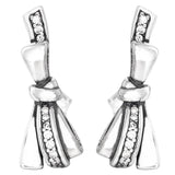 925 Sterling Silver Waves Earring for Women Gift Jewelry