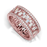 CZ Promise Ring Women Wedding Engagement Jewelry