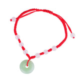 Good Luck Red Rope Anklets Peace Buckle Chinoiserie Jewelry