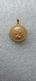 1968 British Coin Pendant Necklace