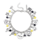 Broadway Musicals Charm Bracelet Multiple Bangles for Women Men
