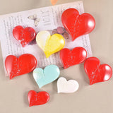 Heart Shape Ornaments Resin Mold Necklace Keychain Silicone Mould