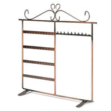 Bronze Jewelry Holder Necklace Hanger & Earring Holes