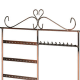 Bronze Jewelry Holder Necklace Hanger & Earring Holes