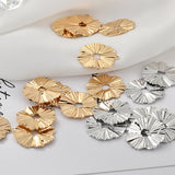 18K Bronze Hollow Leaf Earring DIY Ear Pend