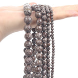Bronze Stone Beads Natural Crystal Charm DIY Jewelry Making Spacer Bead
