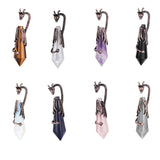 Bronze Zupaysaurus Twine Natural Crystal Stone Pendant
