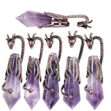 Bronze Zupaysaurus Twine Natural Crystal Stone Pendant
