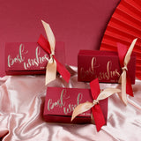 Bronzing Pattern Candy Box Heart Jewelry Favor Box