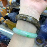 Bronzite Stone Beads Bracelet - Gemstone Bangle