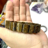 Bronzite Stone Beads Bracelet