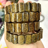 Bronzite Stone Beads Bracelet