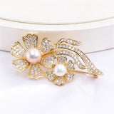 Brooch DIY Accessories Dragonfly Flower Eagle Pearl Corsage Empty Support