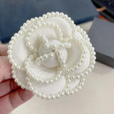 Pearl Camellia Brooch Dual-purpose