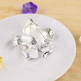 Stylish Flowers Brooch Pin with Created Crystal for Women and Girls